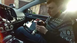 Установка магнитолы на Lancer X (Android 5.1.1)