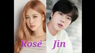 Rosé x Jin ♥️ Jinrose Moments (BTS x BLACKPINK)