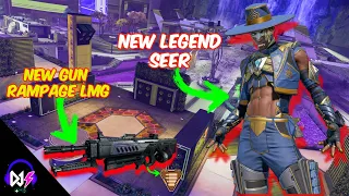 APEX LEGENDS NEW GUN🔫 NEW MAP🗺 AND NEW LEGEND ''SEER'' ( SEASON 10 EMERGENCE )