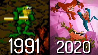 Evolution Of Battletoads Games 1991-2020 (All Versions)