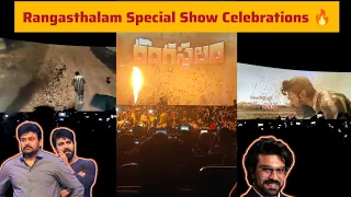 Rangasthalam SpecialShow Celebrations|TheaterResponse| #ramcharan #rangasthalam #trending|CharanClub