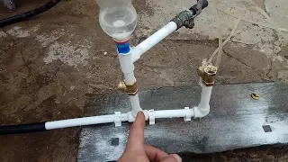 Unbelievable but it works. The pump pumps water without electricity