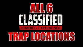 All 6 Trap Locations On Classified BO4 Zombies // Five Remake