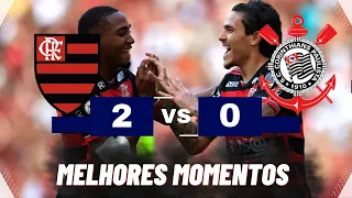 Flamengo 2 x 0 Corinthians - Melhores Momentos Brasileirão 2024