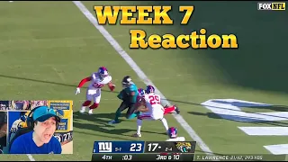 VNiceTV Reacts To New York Giants vs. Jacksonville Jaguars | 2022 Week 7 Highlights!