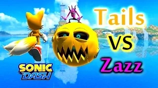 Sonic Dash - Tails VS Zazz [Widescreen / Landscape 1080p]