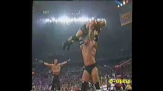 WCW Monday Nitro - Goldberg Gorilla Presses Scott Steiner 6 Times (1999-02-22)