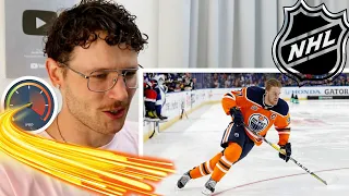 Rugby Player Reacts to 2019 NHL All-Star Skills Competition FASTEST SKATER!