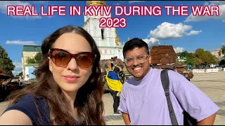 LIFE IN KYIV DURING THE WAR 2023-real city overview with @WanderingManiac