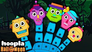 Skeleton Robots Finger Family + More Children Favourite Rhymes | Hoopla Halloween