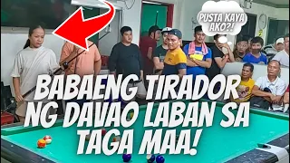 Babaeng tirador ng Davao Rica Rendal Laban sa Taga Maa !June 2023