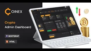 Coinex  | Free Crypto Admin Dashboard | Iqonic Design