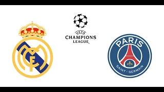 Real madrid vs PSG | UCL |  Watchalong | links available