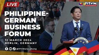 Philippine-German Business Forum 3/12/2024