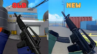 [Roblox] Counter Blox - 2018 vs Now | Weapon Comparison