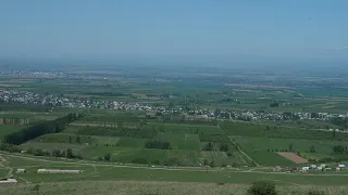 Панорама Чуйской долины. Город Бишкек