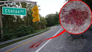 IF YOU EVER SEE A TRAIL OF BLOOD ON CLINTON ROAD, DON'T FOLLOW IT AND RUN! (WE DISCOVERED THE TRUTH)