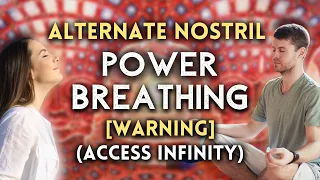 [ACCESS INFINITY] DMT Alternate Nostril Breathing For Clarity and Focus (3 Rounds Press Play!)