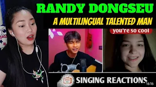 RANDY DONGSEU - Cewek Rusia ini Terpesona dengan Nyanyian ku | SINGING REACTIONS OmeTV