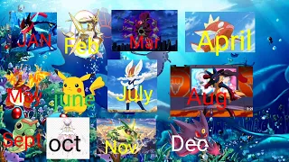 YOUR BIRTHDAY MONTH CHOOSE YOUR POKEMON