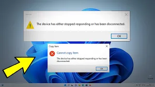 Fix The device has either stopped responding or has been disconnected | How To Solve This error ⚠️🛠️