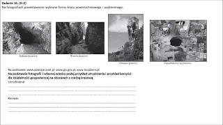 Procesy egzogeniczne (zewnętrzne). Zadania maturalne z geografii cz. 1