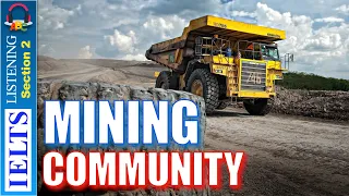 Real IELTS Listening Test | Section 2 | Tourism in the Mining Community