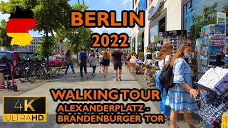 ⁴ᴷ⁶⁰ 🇩🇪 Berlin Walking Tour - Alexanderplatz - Brandenburg Gate (June 2022) [4K]