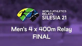 Men's 4x400 Relay Final || World Athletics championship 2021 ll Silesia Polland