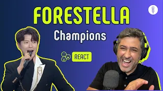 FORESTELLA | CHAMPIONS | Vocal coach REACTION & ANÁLISE | Rafa Barreiros