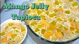 MANGO JELLY TAPIOCA SALAD| Quick and Easy to Make| Budget friendly 芒果果冻木薯沙拉夏天食谱