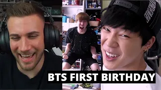 [ENG SUB] 1st BTS Birthday Party (Jin chef of BTS) - Reaction