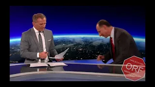 Peter Filzmaier schläft im ORF Studio #shorts