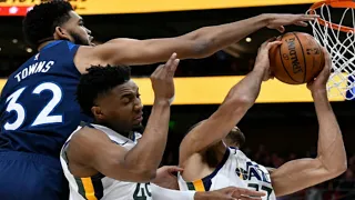 Utah Jazz vs Minnesota Timberwolves Full Game Highlights|1/25/2019