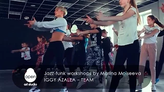 Iggy Azalea – Team Jazz funk workshops by Marina Moiseeva at MILKSHAKE VIII by Open Art Studio