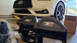 Z1 Intakes Install for Infiniti Q60 Q50 Redsport VR30