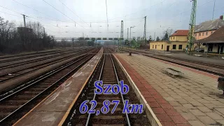 EC276 Metropolitan Budapest-Nyugati - Praha hl.n. (5x speeded) 2018