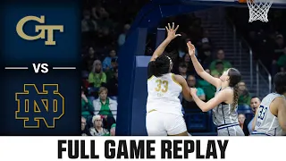 Georgia Tech vs. Notre Dame Full Game Replay | 2022-23 ACC Women’s Basketball