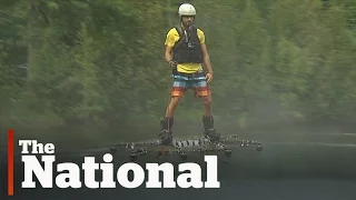 Canadian Develops Futuristic Hoverboard