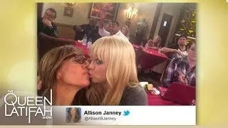 Allison Janney on Kissing Co-star Anna Faris