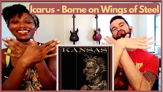 KANSAS - "ICARUS - BORNE ON WINGS OF STEEL" (reaction)