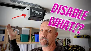 How to Disable Garage Door Sensors