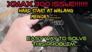 XMAX 300 idle and hard starting / ISC ISSUE!!!!
