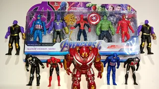 Heroes Unleashed ; Unboxing USMR with, thanos,captain america,hulk,Ant-Man,ironman$80USD