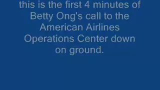 Betty Ong call from flight 11 - 9/11 world trade center