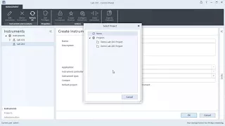 How to add an instrument in OpenLab CDS