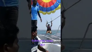 My fast parasailing Experience Shorts video ♥️♥️♥️🥀🥀👍👍🙏🙏 #shorts #parasailing #AKAridervlog