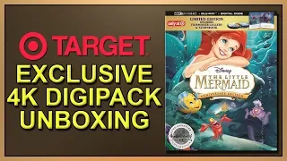 The Little Mermaid Target Exclusive Signature Collection 4K+2D Blu-ray Digipack Unboxing