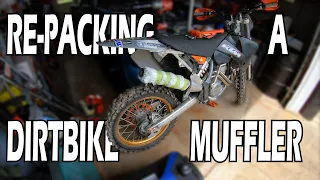 How to Repack a Dirt Bike Muffler