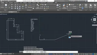 5. AutoCAD Tutorial | Part 1| Absolute Coordinate System, Relative Coordinate System